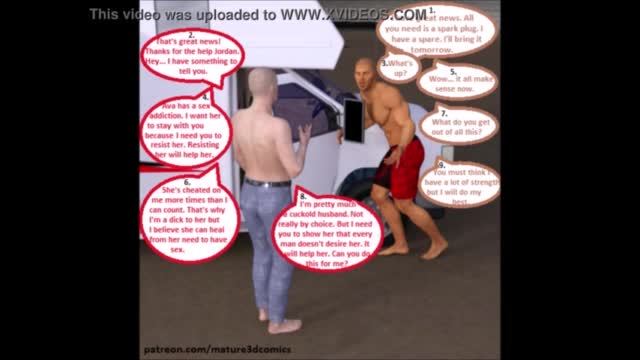 3d comics: hotwife cheats on husband by fucking stranger